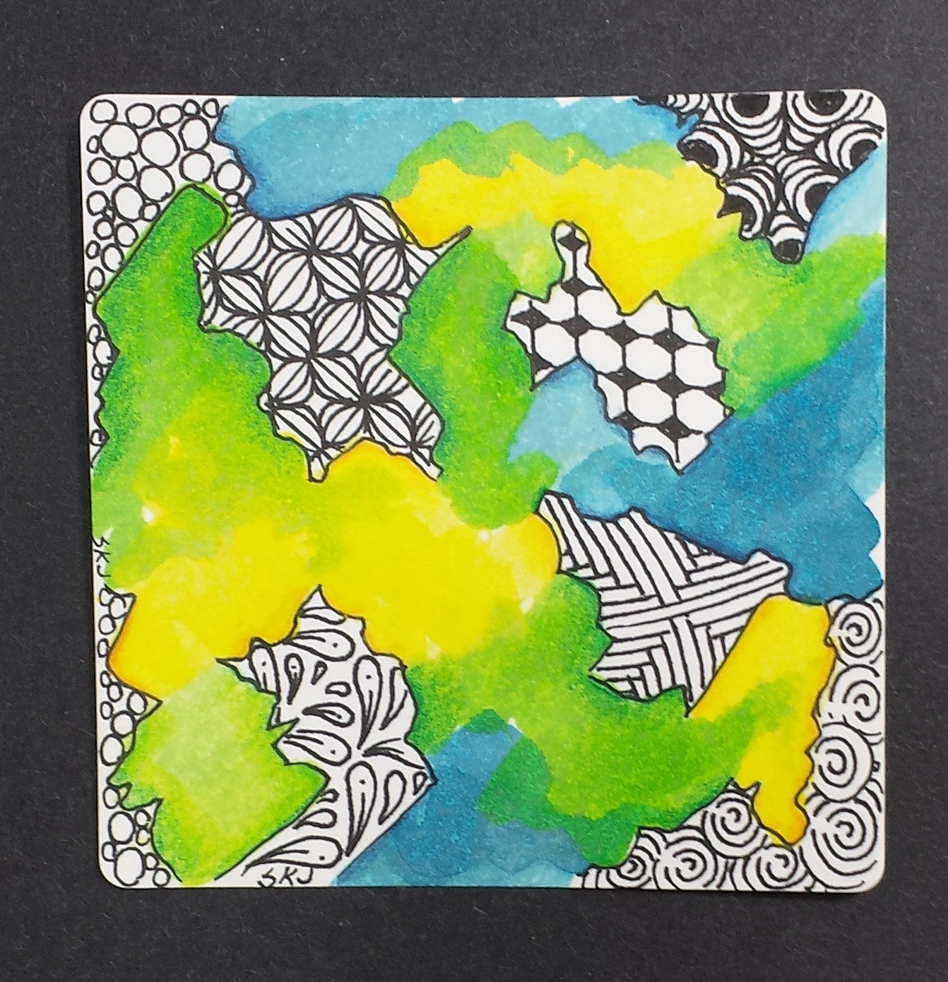 Sue's tangle trips Color Strings