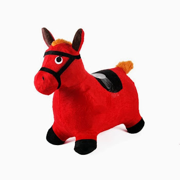 Olday Toys Inflatable Horse Ride On