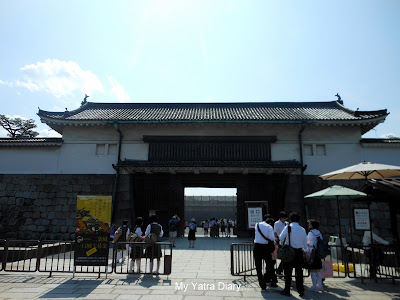 Main entrance to the Nijo Castle in Kyoto, Japan