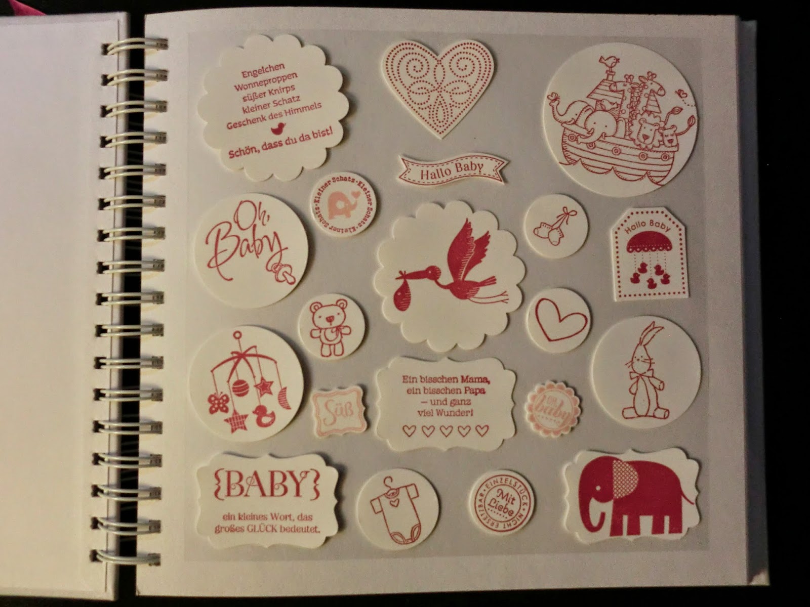 Sconebeker Stempelscheune Selbst Gestaltetes Fotoalbum Zur Geburt Eines Madchens