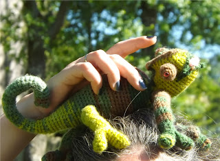 Camaleón amigurumi Camaleón de ganchillo