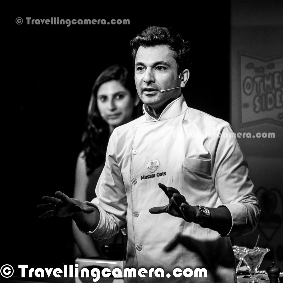 A Day with THE Chef VIKAS KHANNA at Blue Frog, Delhi during Saffola