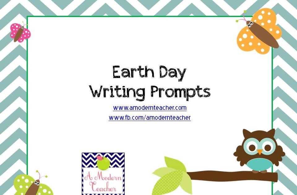Earth day 2020 writing prompts image