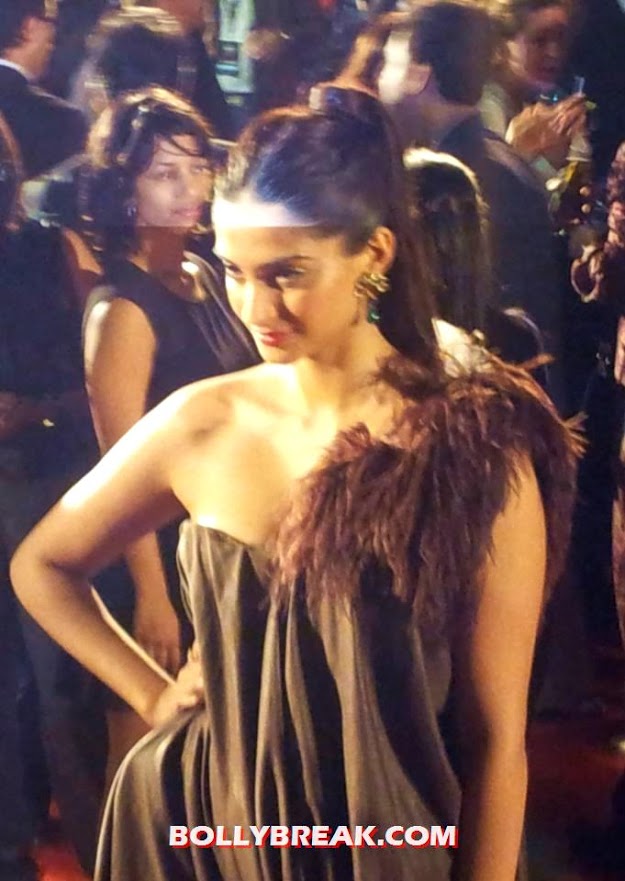Sonam kapoor at some fashion show - Sonam kapoor Real Life Pics Clicked by Fans