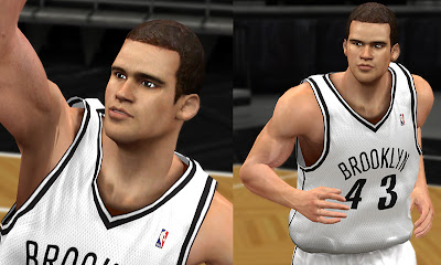 NBA 2K13 Kris Humphries Cyberface Patch
