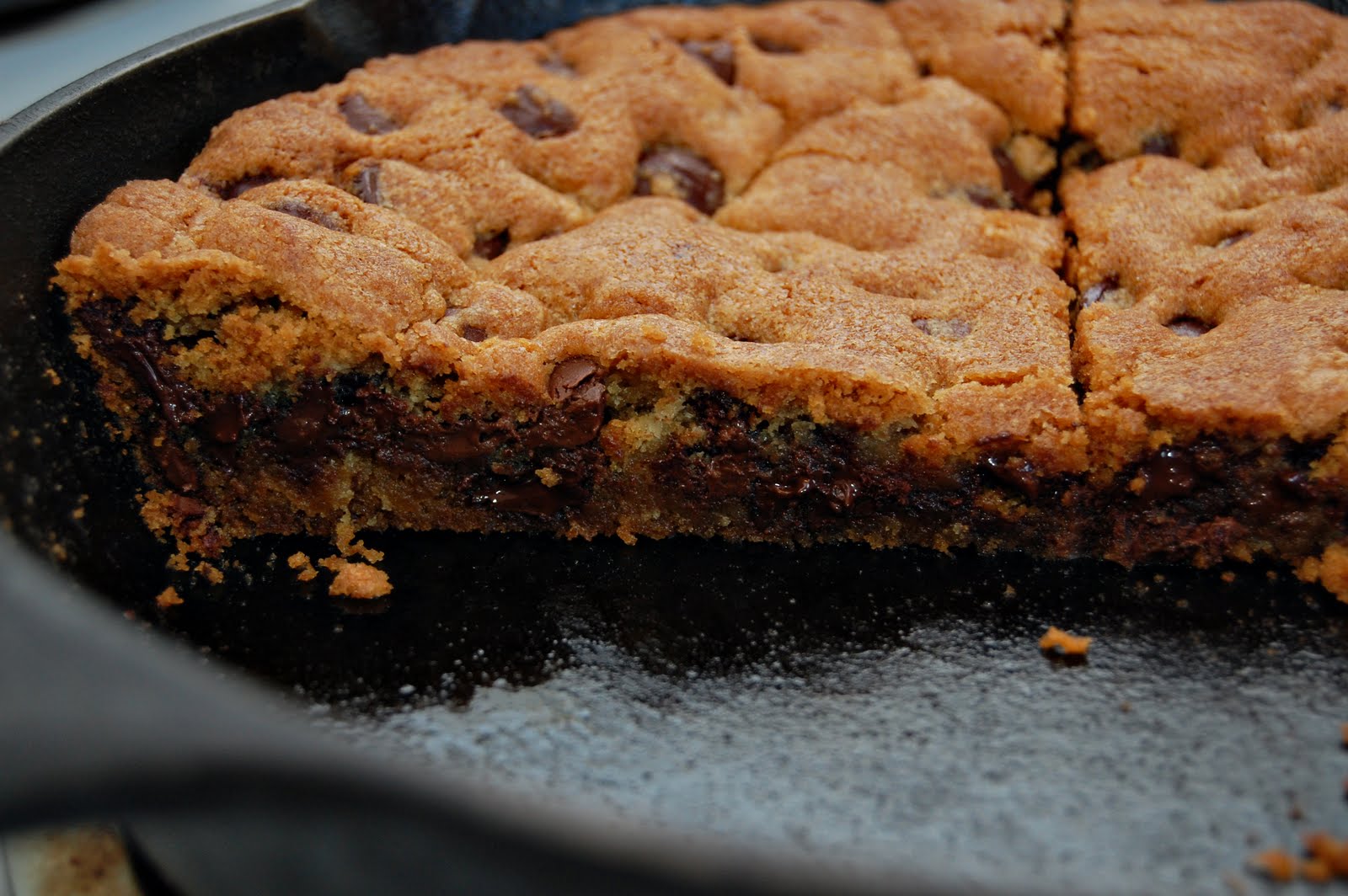 Deep Dish Chocolate Chip Cookie