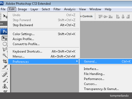 Belajar Photoshop Mengaktifkan Fitur Zoom Dengan Scroll Mouse Pada Photoshop