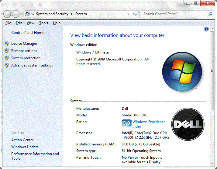 Windows 7 system properties logo changer software