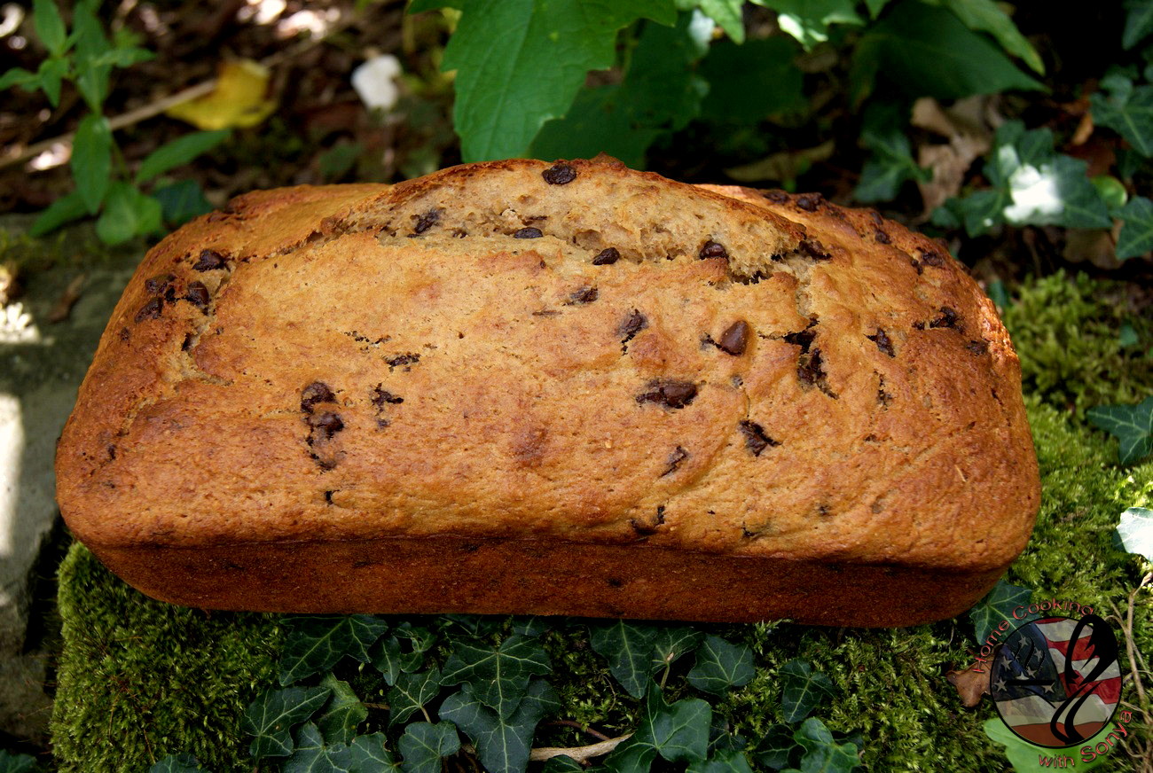 Whole Wheat Applesauce Banana Bread Home Cooking with Sonya