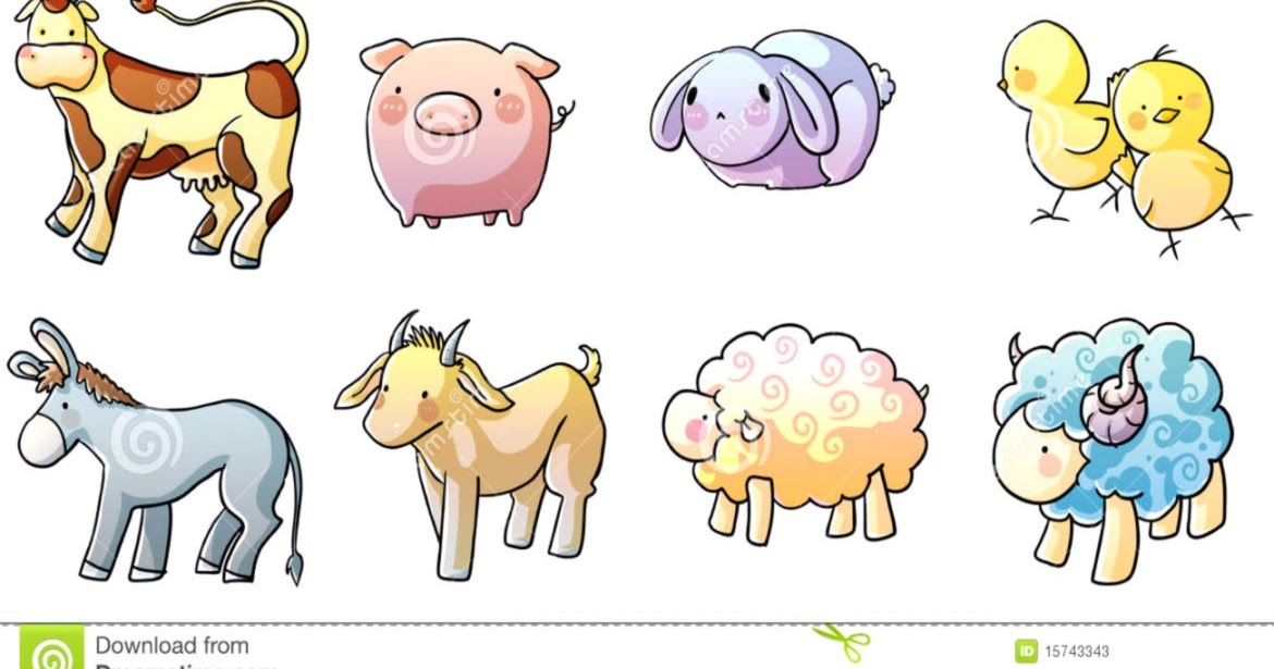 Cute Farm Animals Clipart | Amazing Wallpapers