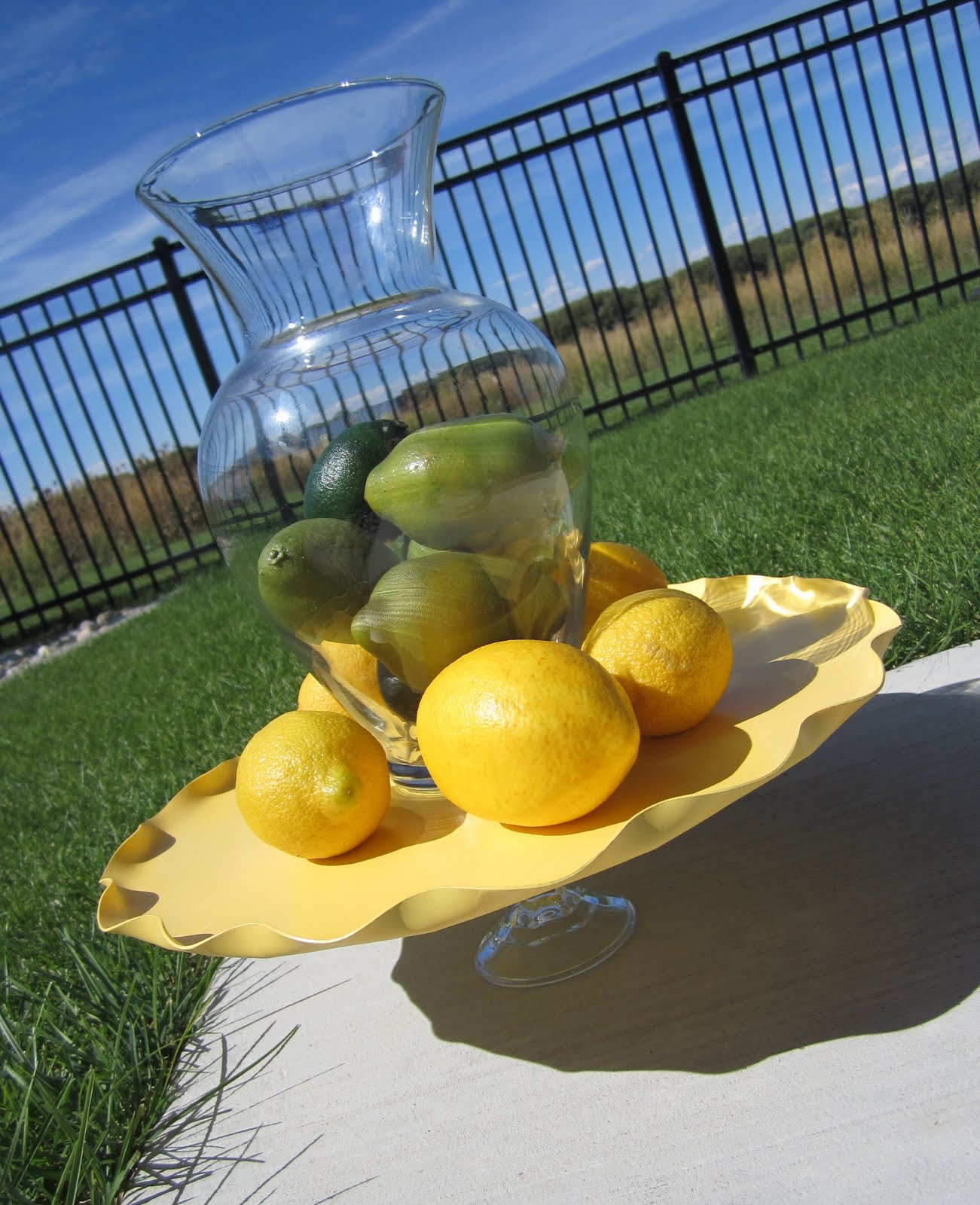 Love Sweet Love Lemon/Lime Centerpiece