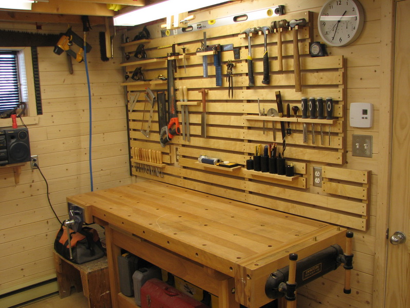 Rangement pour outils et organisation du garage