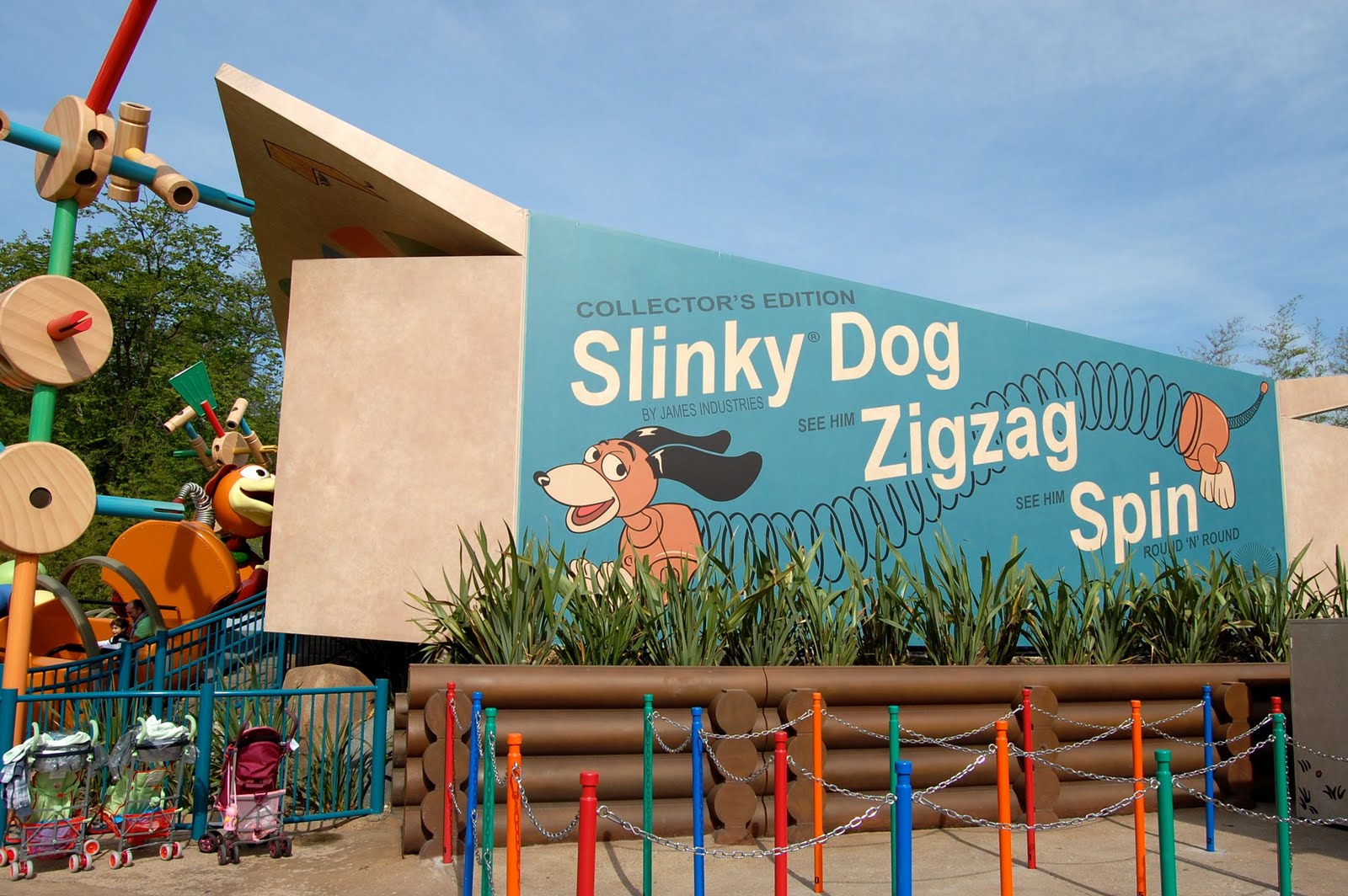 slinky dog zigzag spin