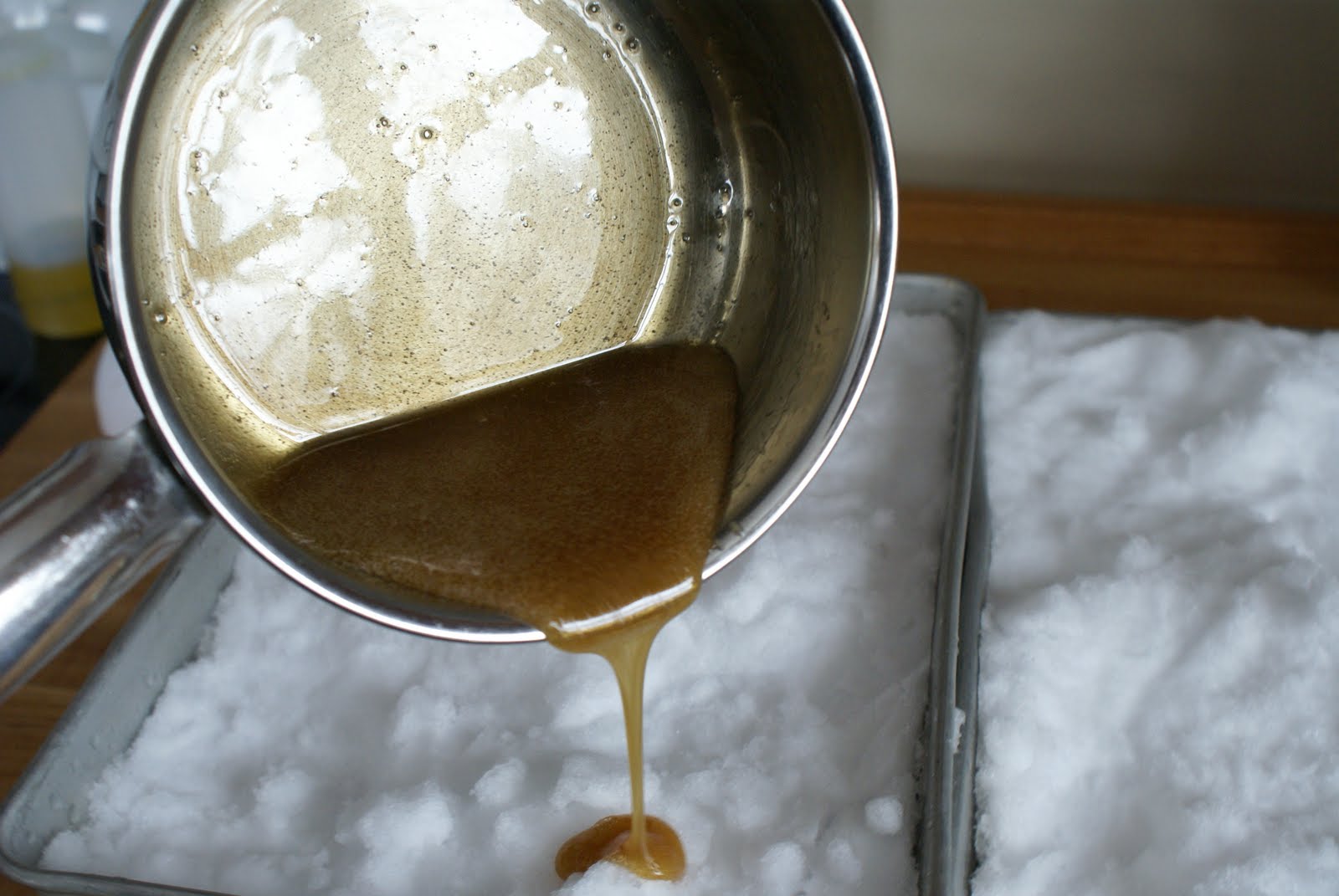 The Cooking of Joy Maple Syrup Snow Candy