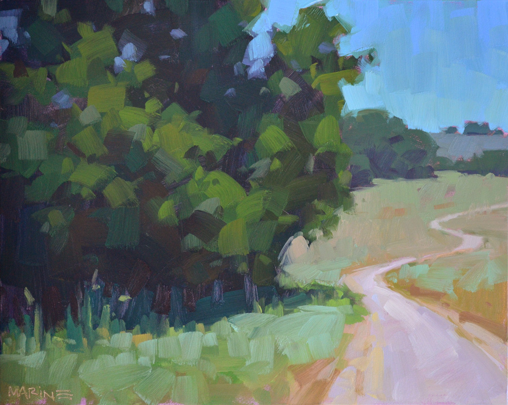 Carol Marine S Painting A Day Winding Road