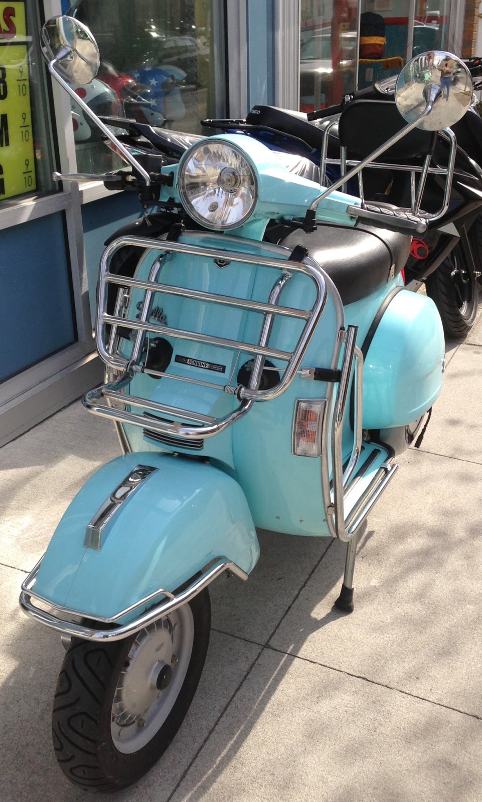 Philadelphia Used Scooters Genuine Stella 2T Powder Blue LOW MILEAGE. "The Works"