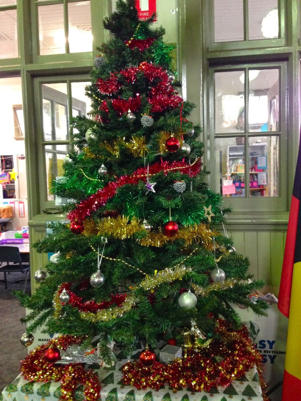 Green Gourmet Giraffe Christmas in Melbourne, salt dough decorations