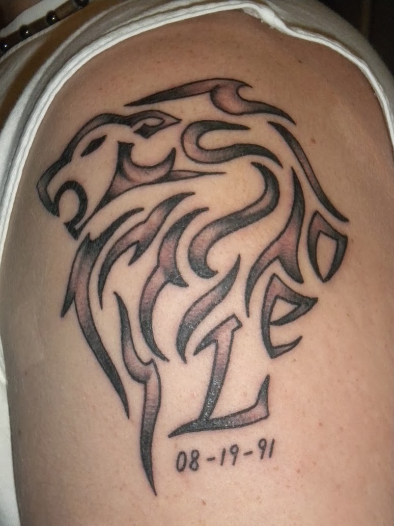 Astrological zodiac leo tattoo sign, majestic tat design that you'll ...