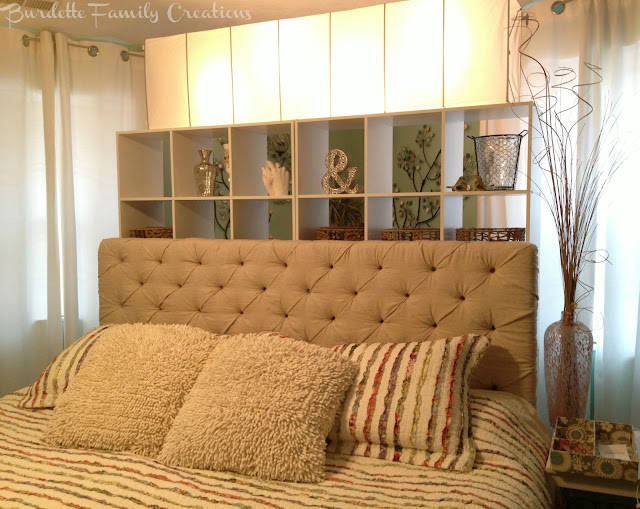 Burdette Family Creations My DIY Tufted King Headboard