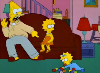 grampa simpson simpsons abe death it's only maggie ah la muerte es solo abuelo alrededor de springfield