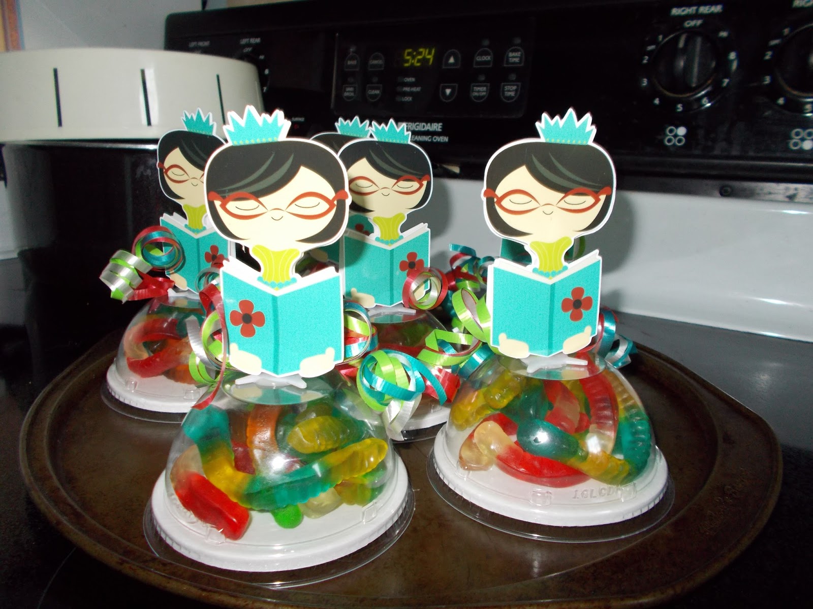 Literary Party: Bookworm Party Favors - Shooting Stars Mag