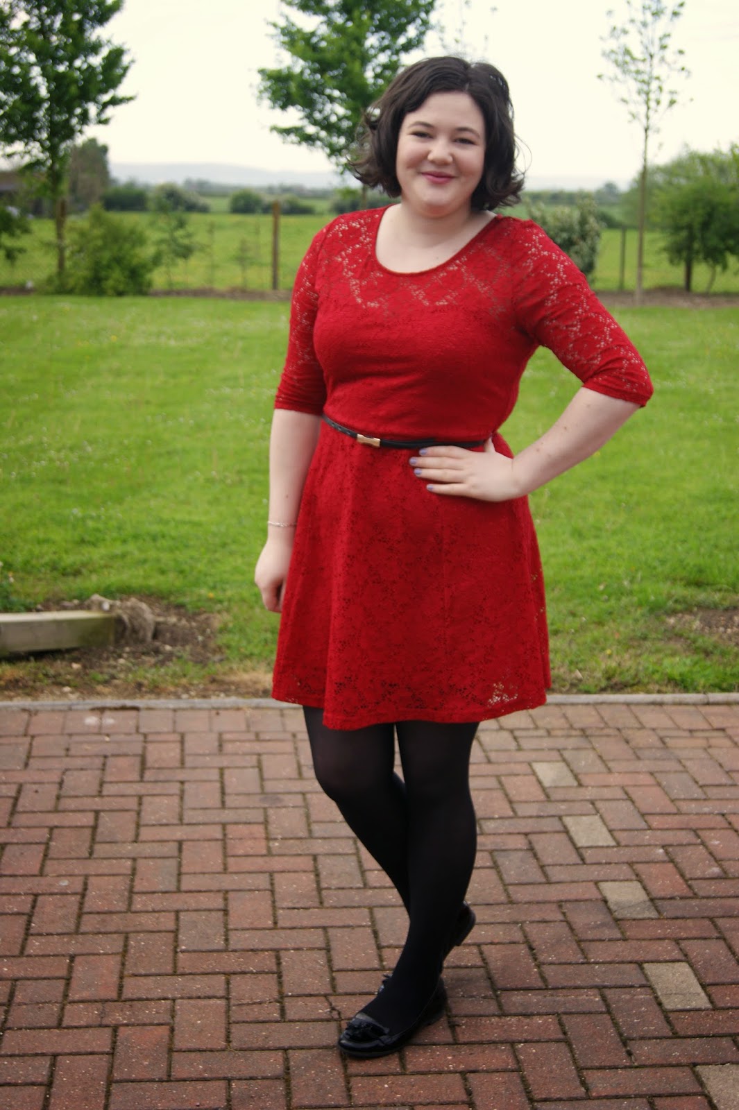 Everyday red lace dress... | Frills 'n' Spills