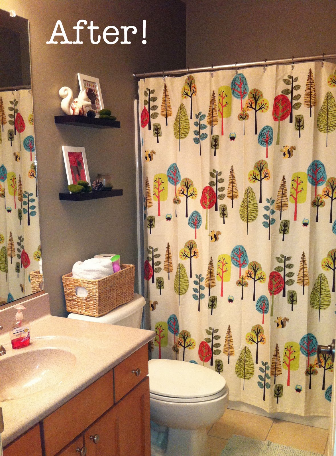 Little White Rabbit Design Woodland Bathroom