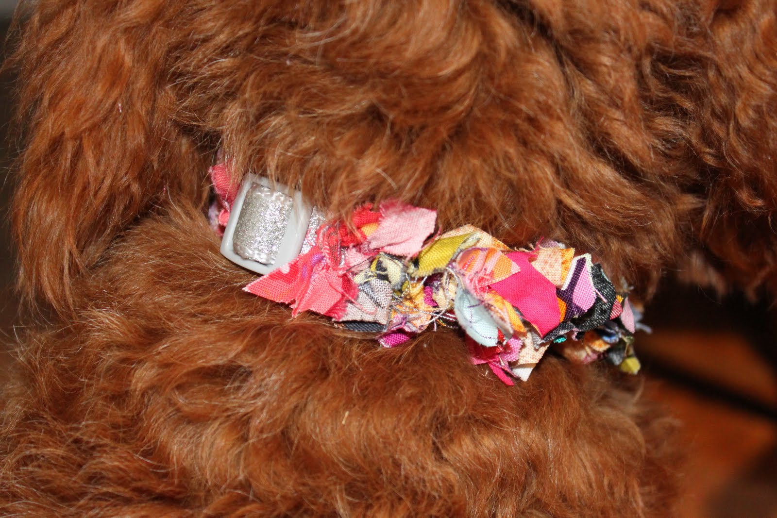 the lovely poppy [[the blog]] tutorial scrap fabric dog collar