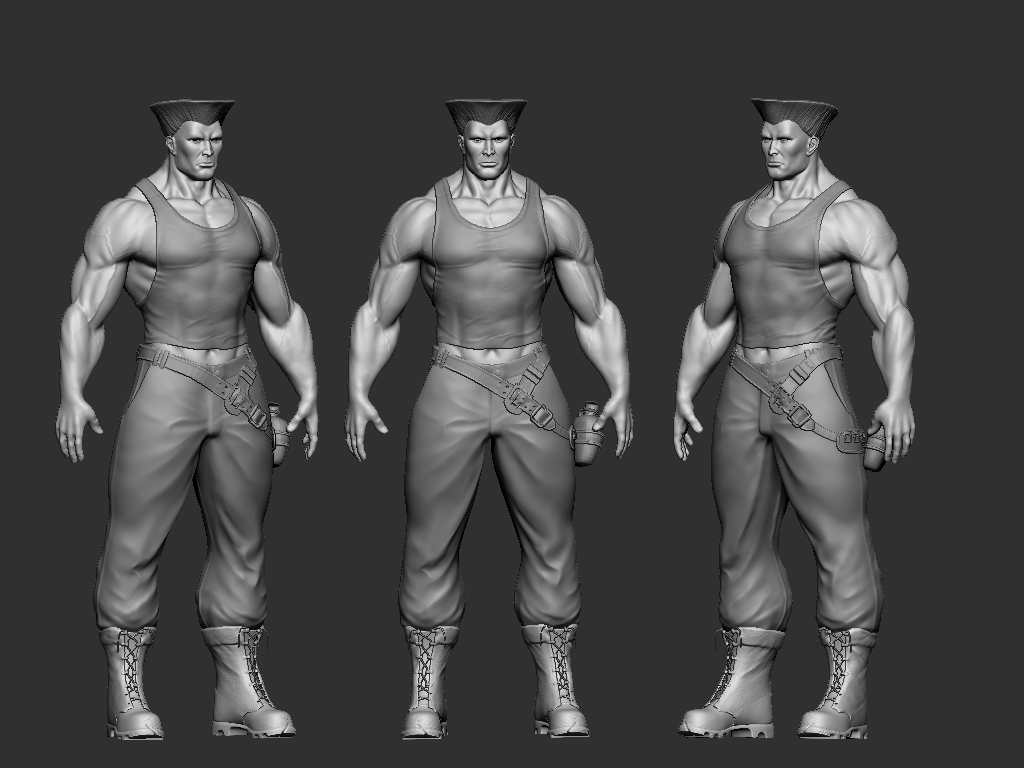 Guile Zbrush