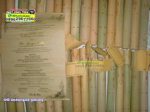 undangan gulung murah
