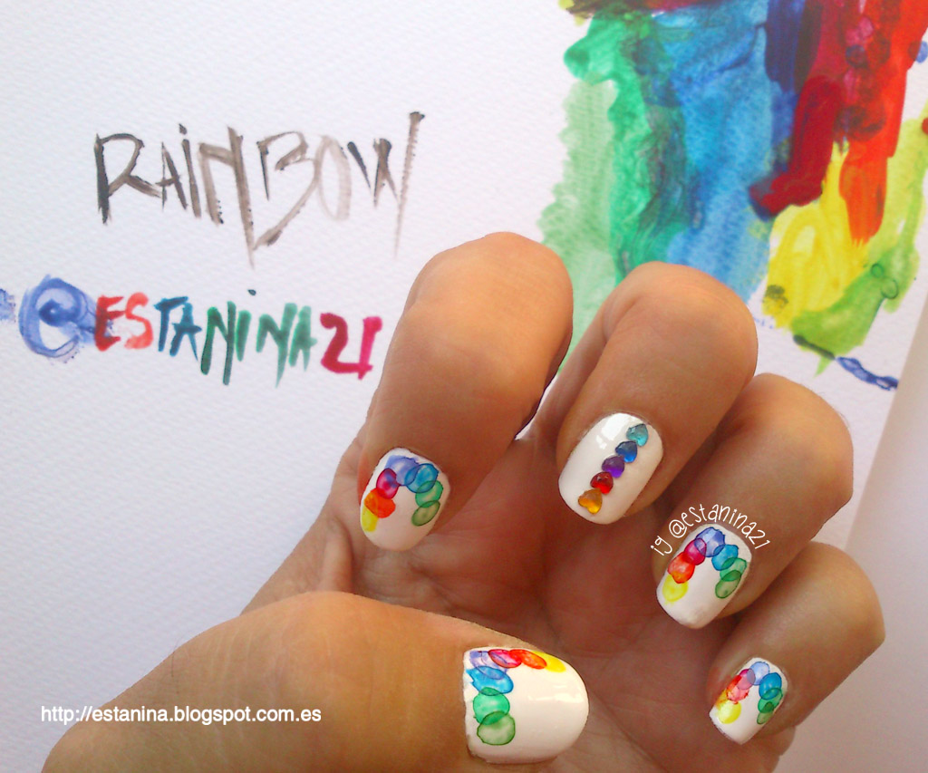 Uñas efecto acuarela o Watercolor nails Mi Stand de Uñas Decoradas