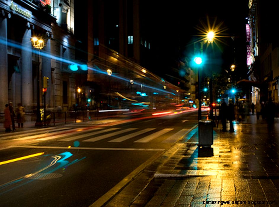 City Street Night Wallpapers City Street Night Wallpapers