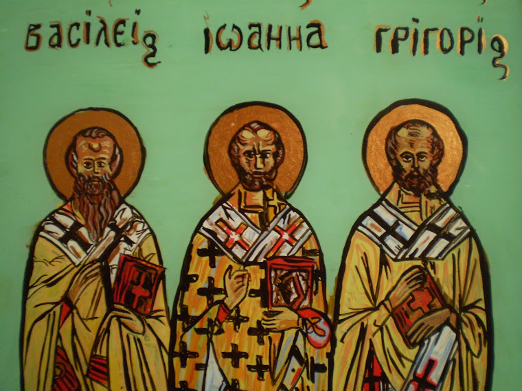 icon, Three Holy Hierarchs,detail