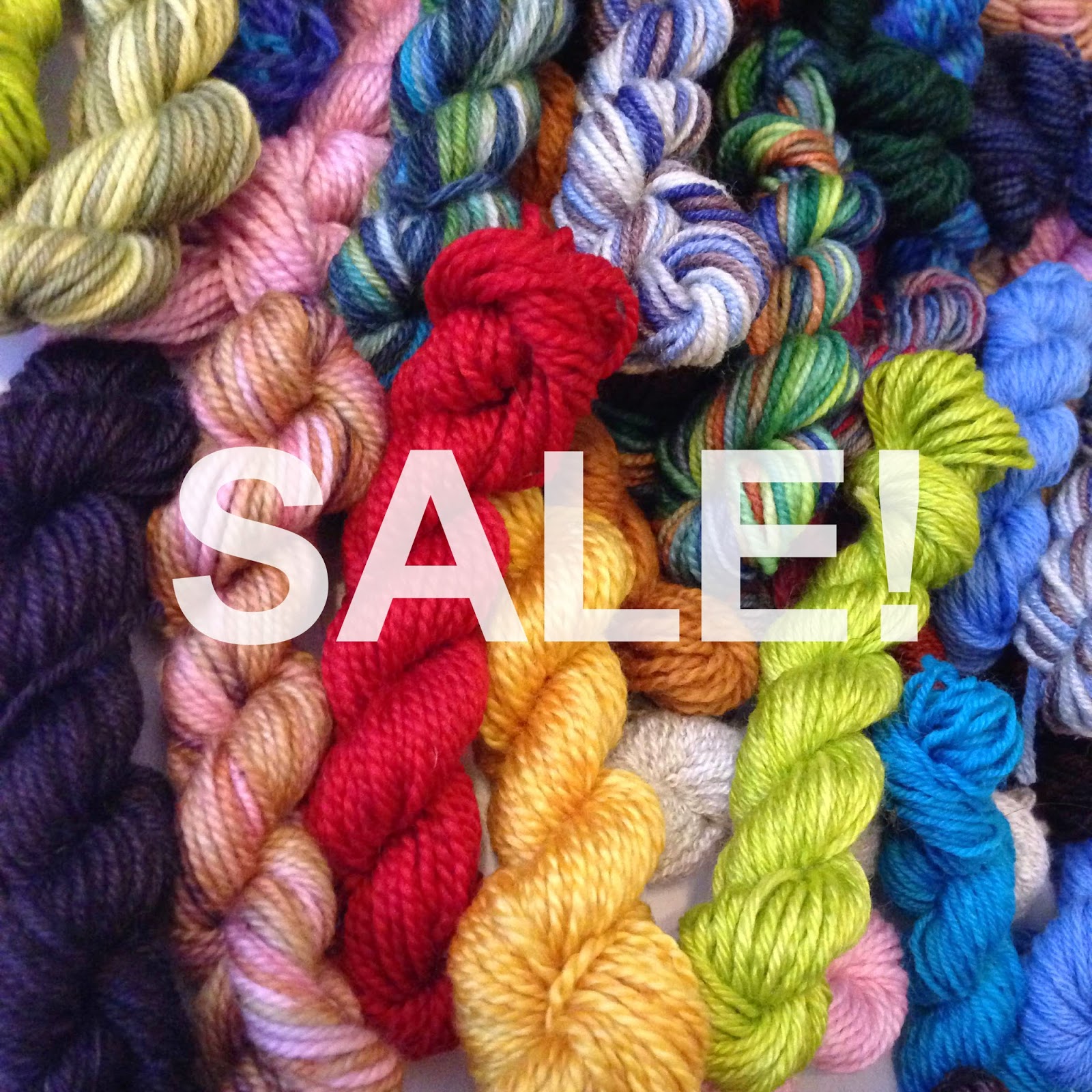 handmade by stefanie Etsy Mini Skein Sale!