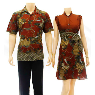 SD2499 - Model Baju Sarimbit Batik Modern Terbaru 2013