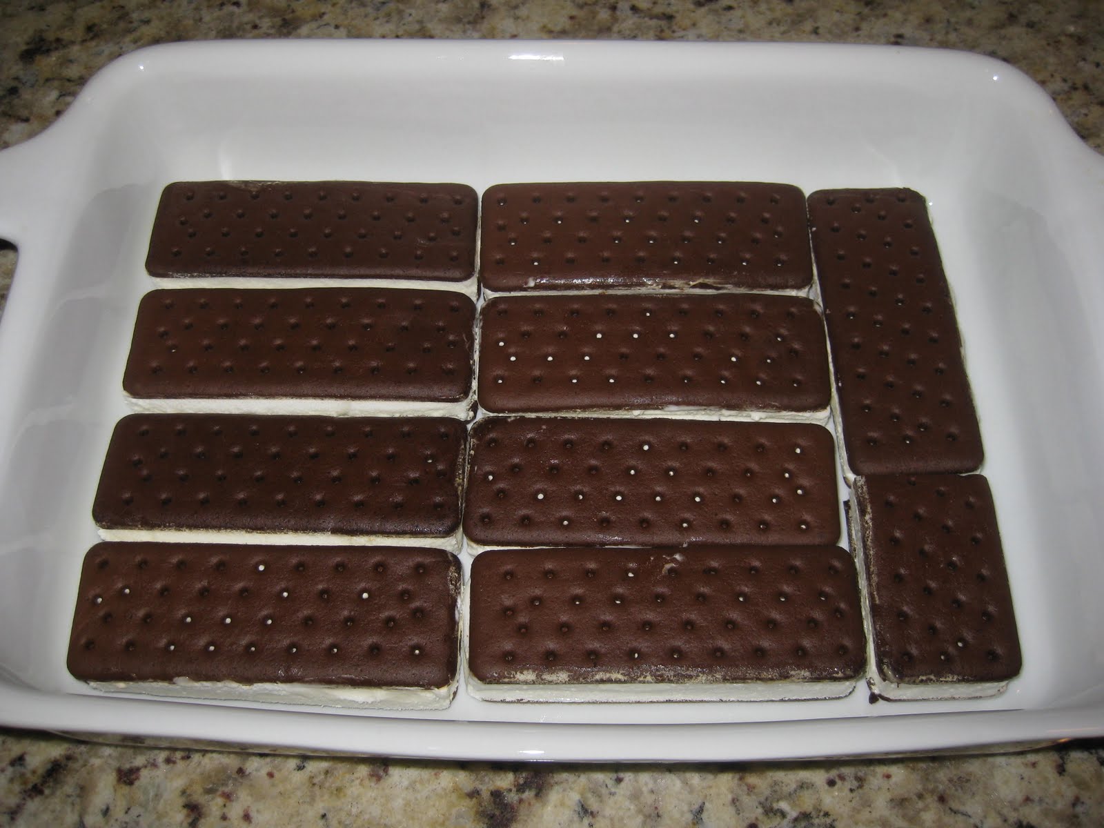 Erin's Eats Layered Ice Cream Sandwich Dessert