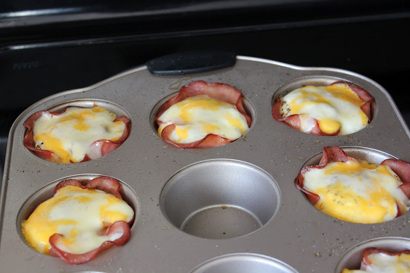 Naked Cupcakes Ham and Egg Cups