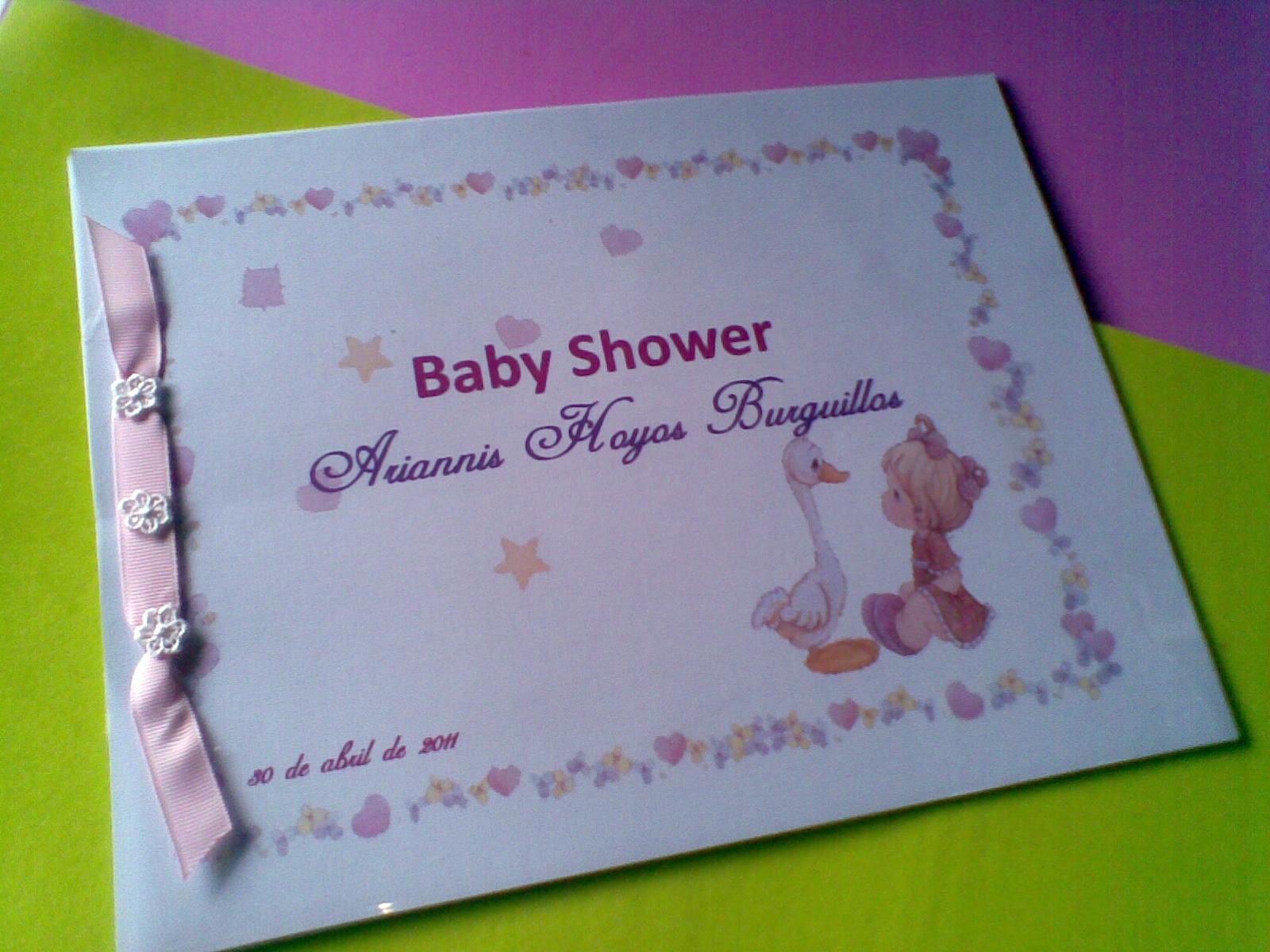 Para hacer un álbum de baby shower Imagui