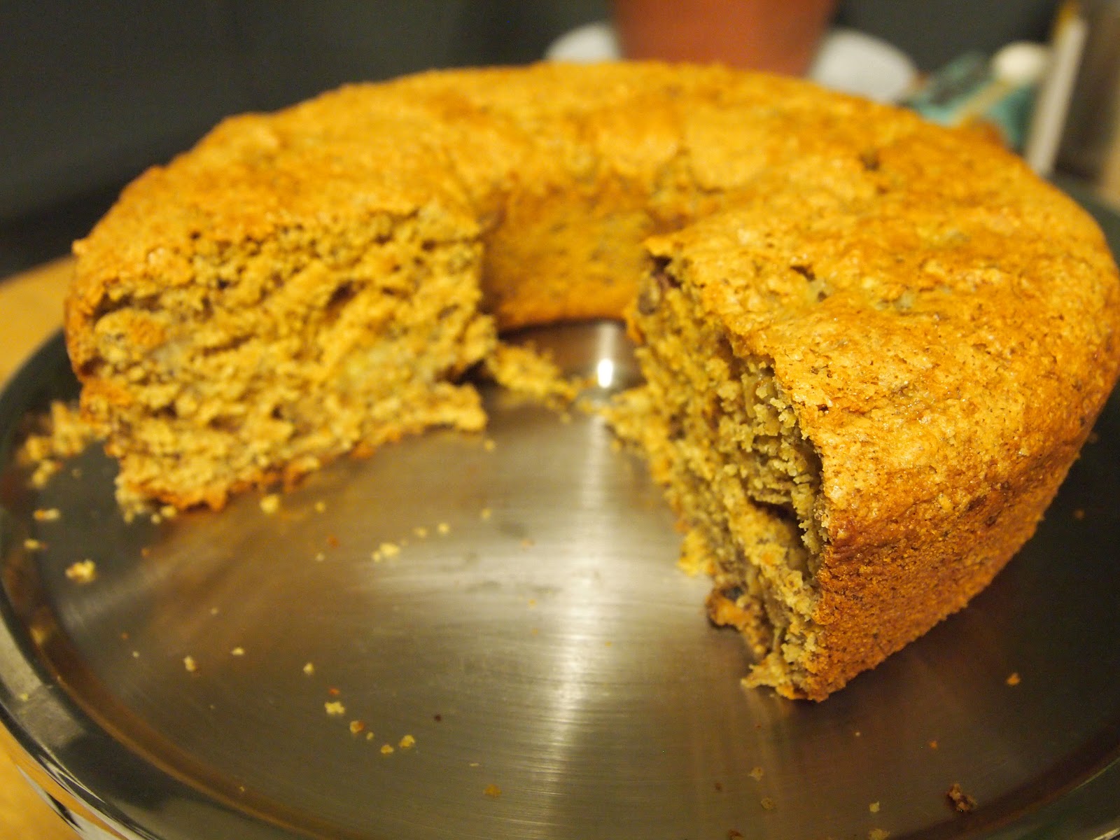 Where the Veggies Are Banana Bread in a Bundt Pan