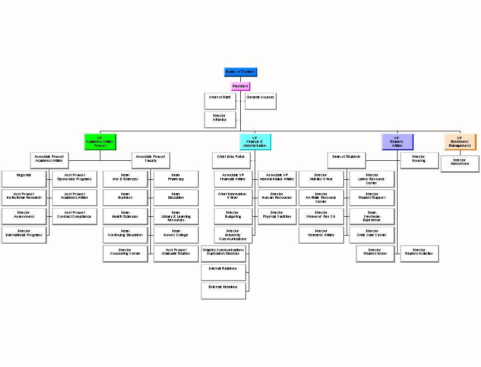 Csu Organizational Chart