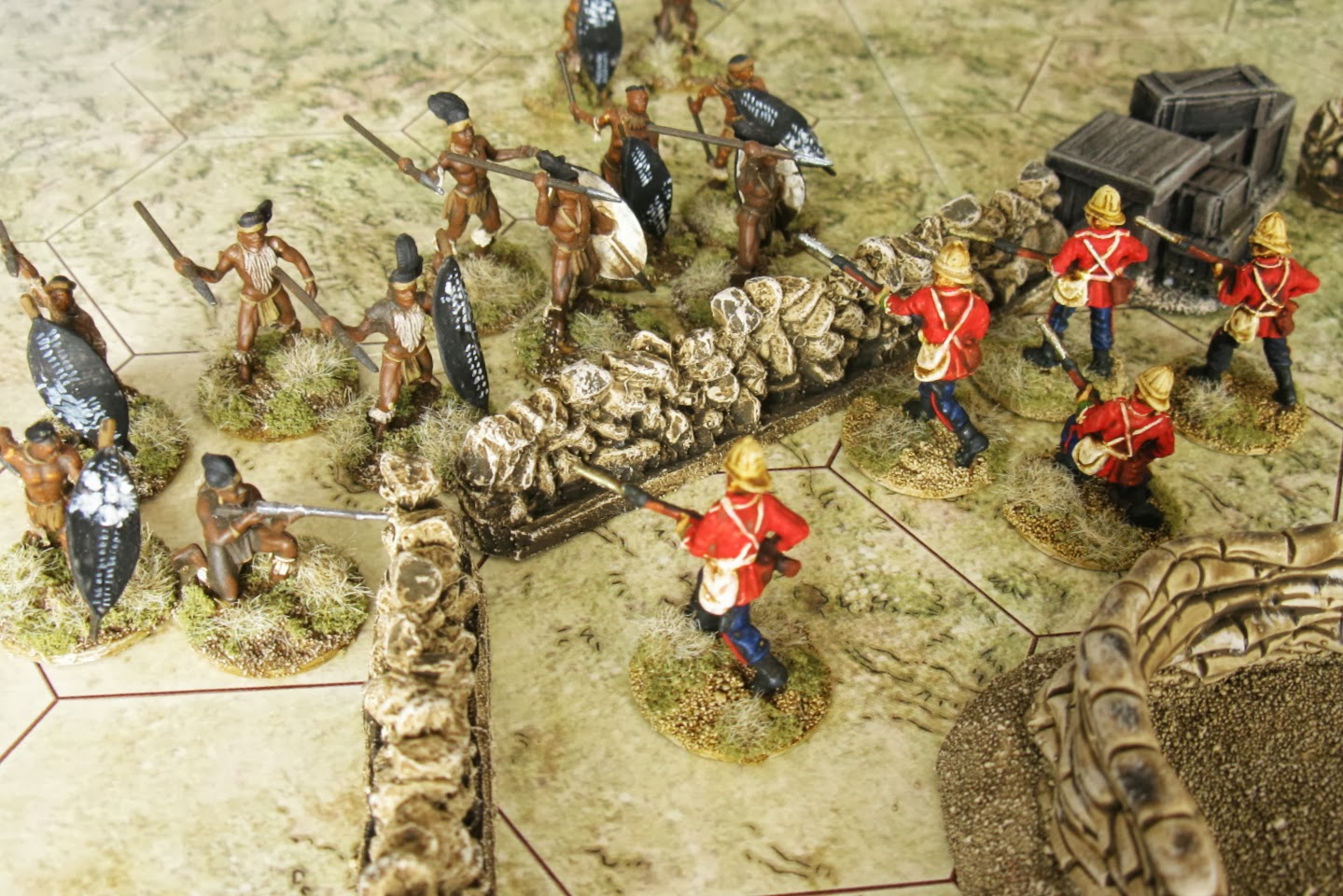 Wargaming with Barks Zulu! Rorke's Drift