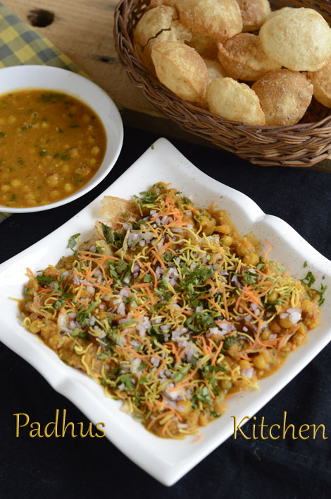 Masala Poori-Masala Puri Chaat Recipe-Easy Chaat Recipes | Padhuskitchen