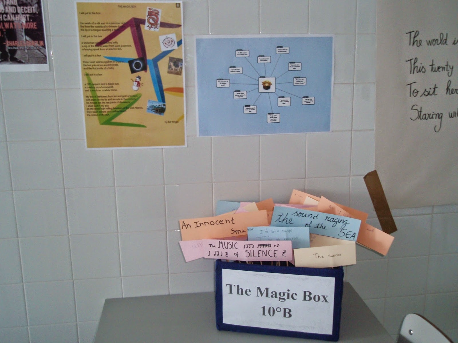 Reading views The magic box, Kit Wright