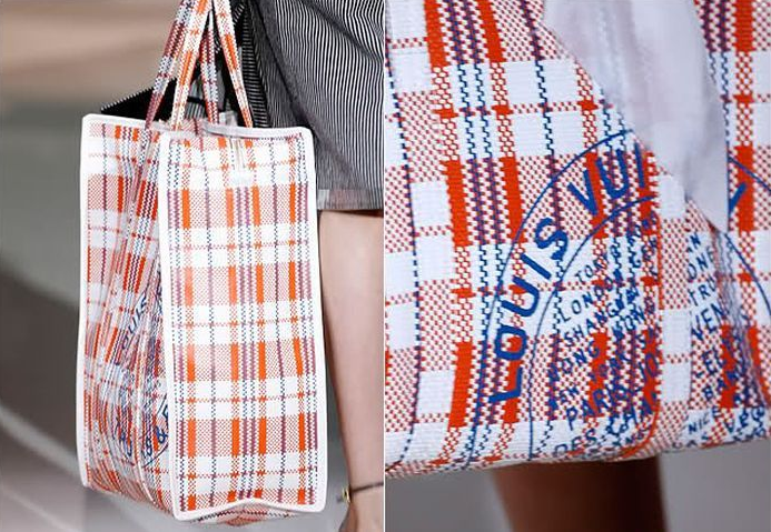 louis vuitton red white blue bag
