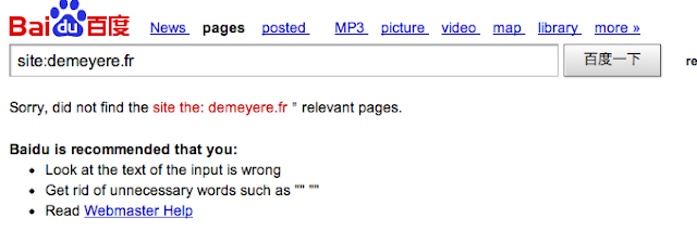 Ne pas traduire un site web en chinois pour Baidu Ne pas traduire un site web en chinois pour Baidu