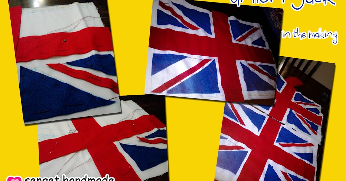 .S.E.N.G.E.T. handmade Union Jack Pillows