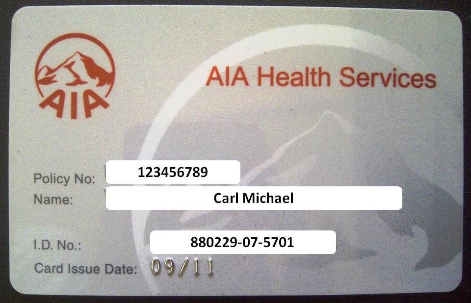 Insurance & Financial Planning AIA Medical Card