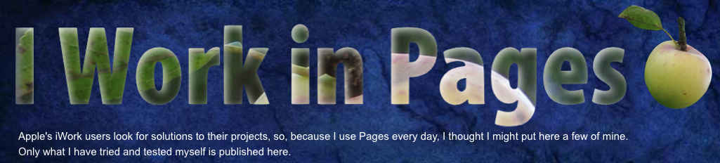 I Work in Pages