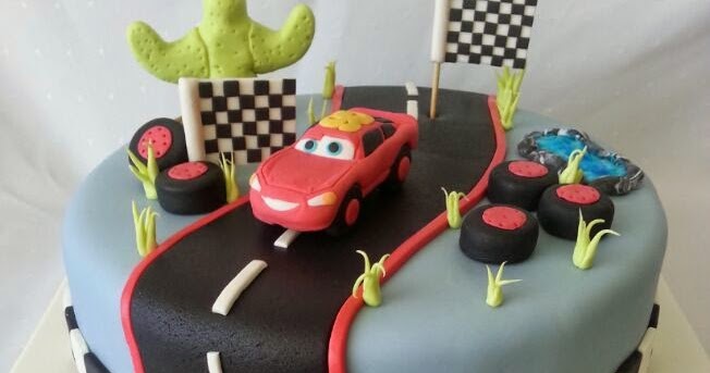 Mcqueen Temalı Pasta