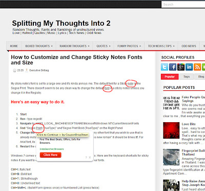 how to remove coupon dropdown virus
